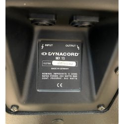 (USED) Dynacord MX15 Passive Speaker 1 set